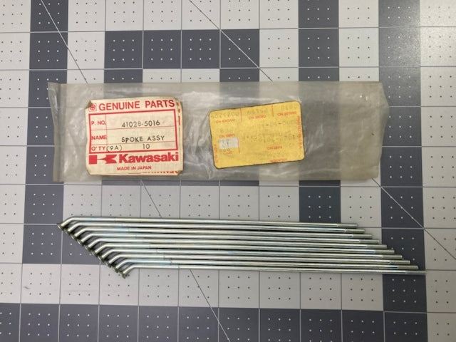 Kawasaki 41028-5016 Spoke Set New Genuine