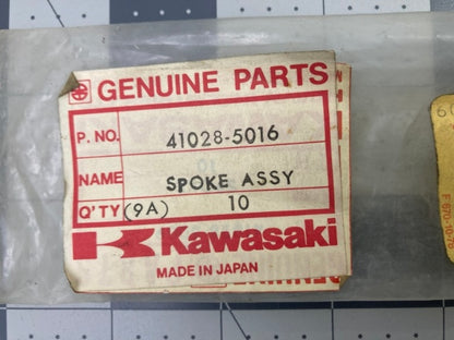 Kawasaki 41028-5016 Spoke Set New Genuine