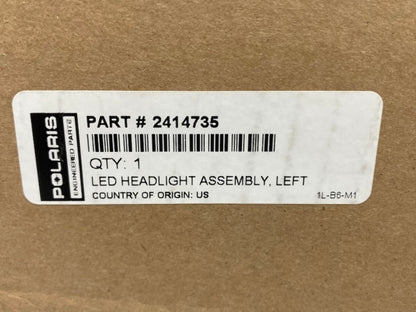 Polaris 2414735 Left LED Headlight Assembly New Genuine