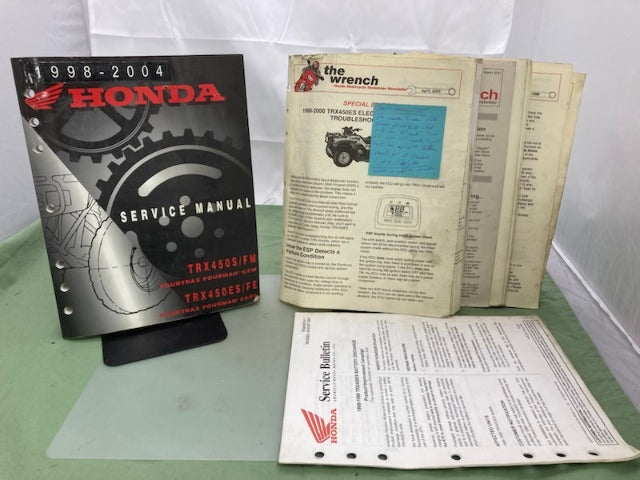 Honda 61HN006 TRX450S/FM TRX450ES/FE Fourtrax Service Manual '98-'04 Genuine