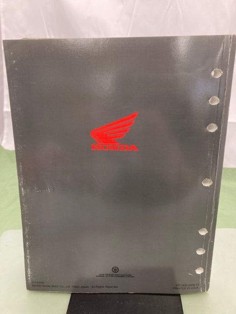 Honda 61HN254 TRX500FA/FGA/FPA Fourtrax Rubicon Service Manual '05-'14 Genuine