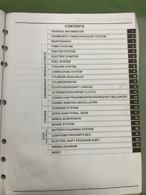 Honda 61HL500 SXS500M2 Service Manual '15 Genuine