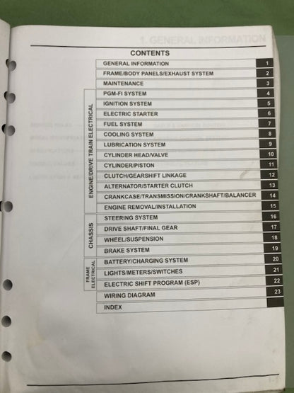 Honda 61HL500 SXS500M2 Service Manual '15 Genuine