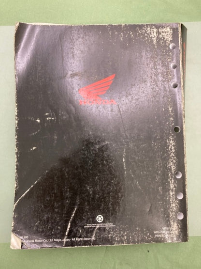 Honda 61HL500 SXS500M2 Service Manual '15 Genuine