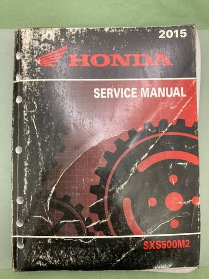 Honda 61HL500 SXS500M2 Service Manual '15 Genuine