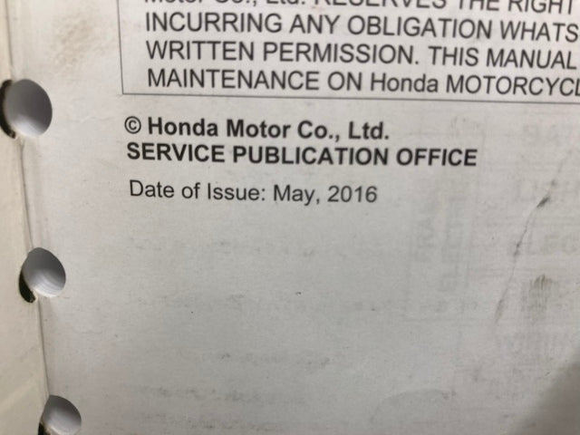 Honda 61HR304 TRX420FA1/FA2/FA5/FA6/TM1/TE1/FM1/FM2/FE1 Serv Man '14-'19 Genuine