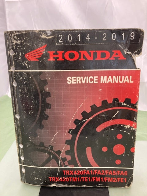 Honda 61HR304 TRX420FA1/FA2/FA5/FA6/TM1/TE1/FM1/FM2/FE1 Serv Man '14-'19 Genuine