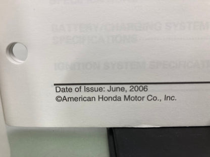 Honda 61HP000Z TRX500FE/FM Fourtrax Foreman Service Manual Addendum '07 Genuine