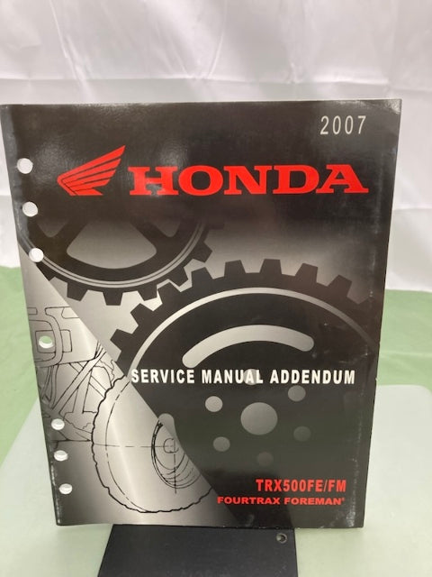 Honda 61HP000Z TRX500FE/FM Fourtrax Foreman Service Manual Addendum '07 Genuine
