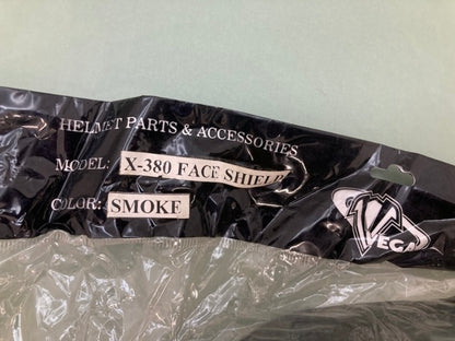 Vega X-380 Face Shield Smoke New Genuine