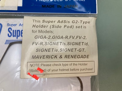Arai 3050 Super AdSis G2-Type Holder (Side Pod) New Genuine