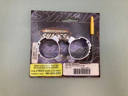 Memphis Shades MEM9953 Adj. Fork Clamp 35-43 MM Kit New Genuine