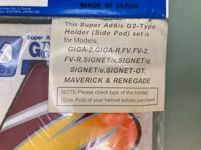 Arai 810385 Super AdSis G2-type holder (Side Pod) New Genuine