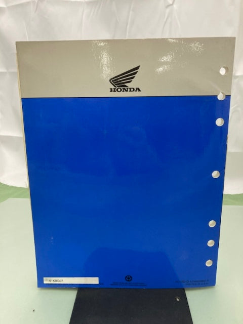 Honda 61KBG07 CB250 Shop Manual 1991-1999 Genuine