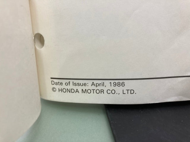 Honda 61MK301 VF700C Magna Service Manual 1985-1986 Genuine
