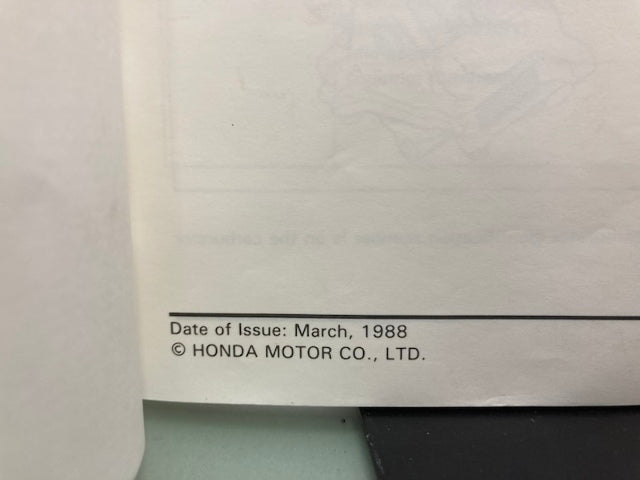 Honda 61MN001 VF700C VF750C Magna Service Manual 1987-1988 Genuine