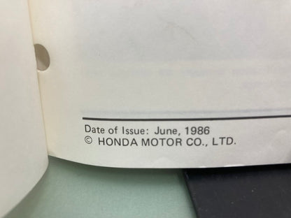 Honda 61MF202 VF500F 500 Interceptor Service Manual 1984-1986 Genuine