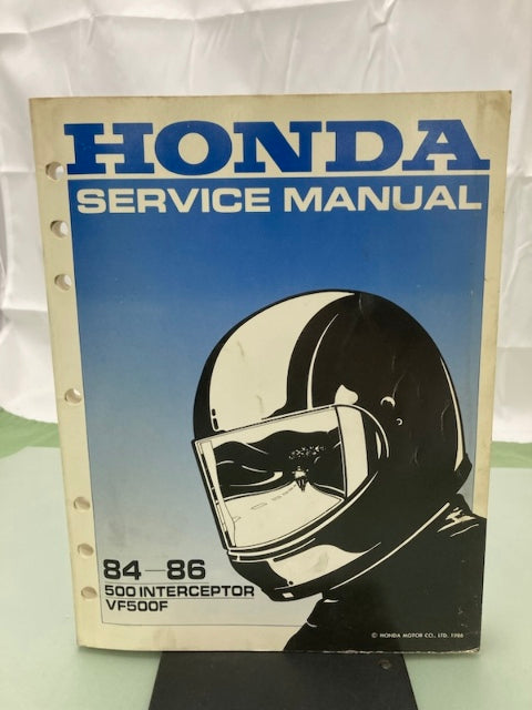 Honda 61MF202 VF500F 500 Interceptor Service Manual 1984-1986 Genuine