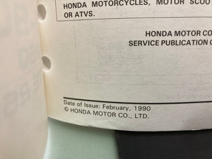 Honda 61KAB01 CH250 Elite 250 Service Manual 1989-1990 Genuine