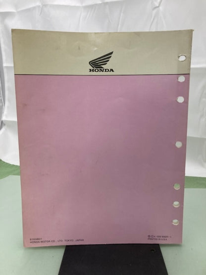 Honda 61KAB01 CH250 Elite 250 Service Manual 1989-1990 Genuine