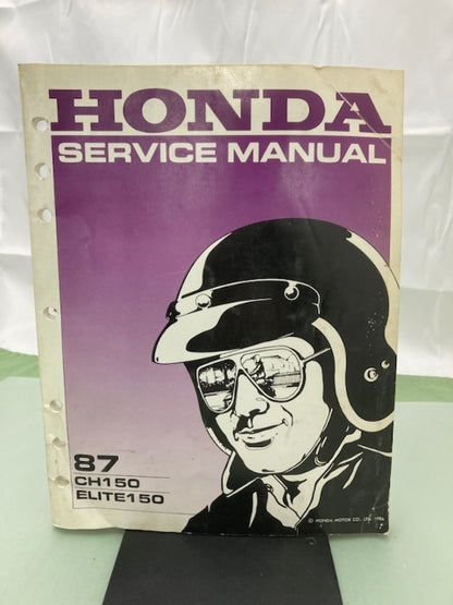 Honda 61KV700 CH150 Elite150 Service Manual 1987 Genuine