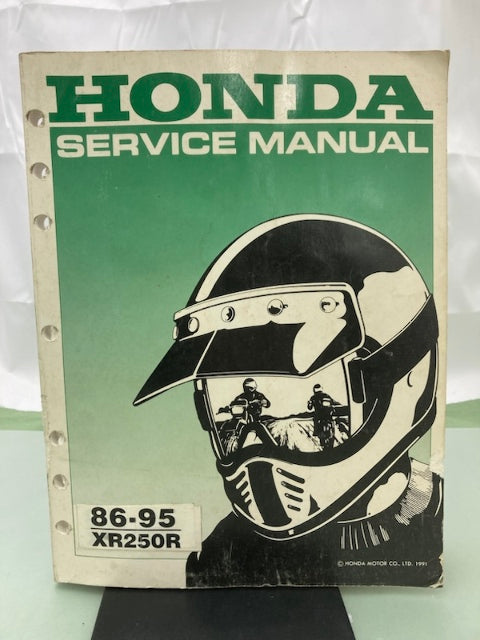 Honda 61KT106 XR250R Service Manual 1986-1995 Genuine