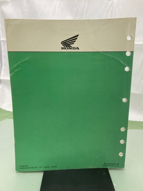 Honda 61ML300 CR500R Service Manual 1992 Genuine