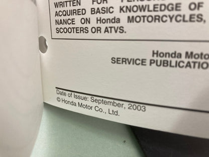 Honda 61KFR03 CN250 Helix Service Manual 2004-2006 Genuine