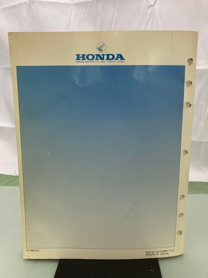 Honda 61MM201 CMX450C Service Manual 1986-1987 Genuine