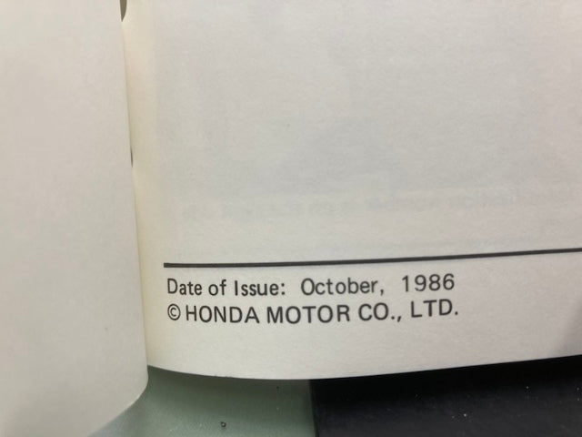 Honda 61KL403 XL250R Service Manual 1984-1987 Genuine
