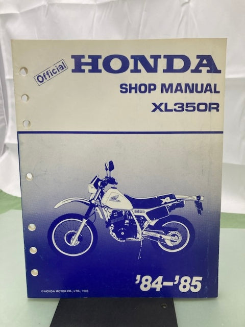 Honda 61KL301 XL350R Shop Manual 1984-1985 Genuine