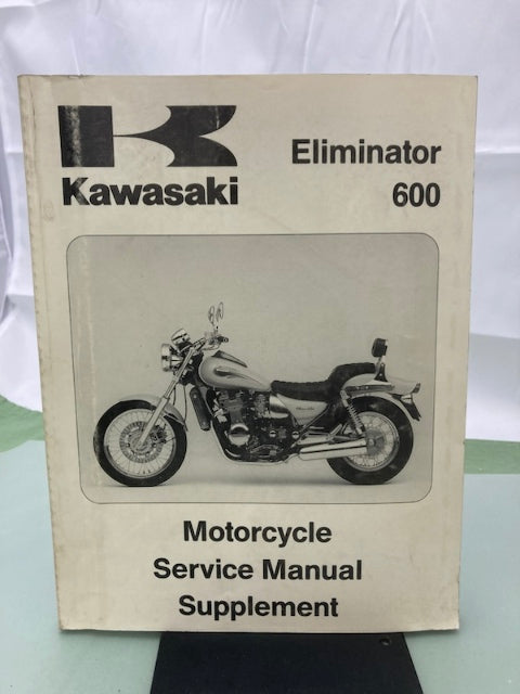 Kawasaki 99924-1185-52 Eliminator 600 Service Manual Supplement 1995 Genuine