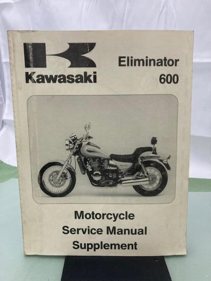 Kawasaki 99924-1185-52 Eliminator 600 Service Manual Supplement 1995 Genuine