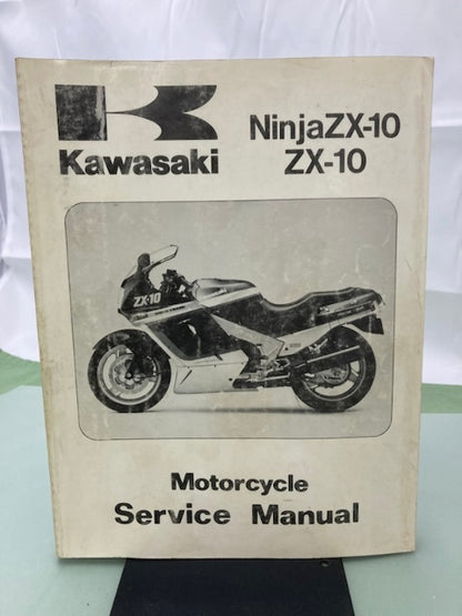 Kawasaki 99924-1098-02 NinjaZX-10 Service Manual 1991 Genuine