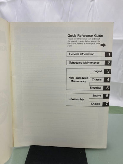 Kawasaki 99963-0060-01 KZ1000 Police Service Manual Supplement 1985 Genuine
