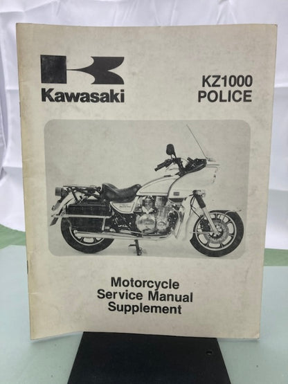 Kawasaki 99963-0060-01 KZ1000 Police Service Manual Supplement 1985 Genuine