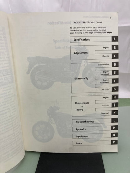 Kawasaki 99924-1018-05 KZ400 KZ500 KZ550 Service Manual 1983 Genuine