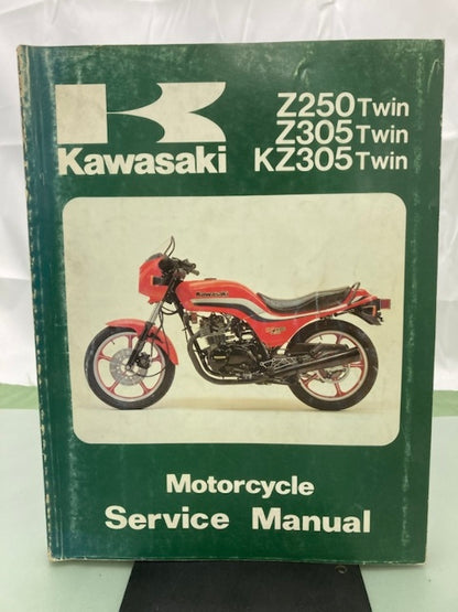 Kawasaki 99924-1019-09 Z250 Z305 KZ305 Twin Service Manual 1991 Genuine