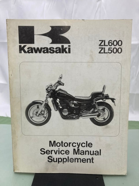 Kawasaki 99924-1073-51 ZL600 ZL500 Service Manual Supplement 1985 Genuine