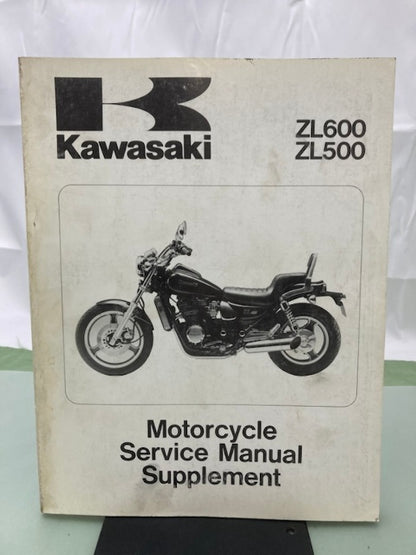Kawasaki 99924-1073-51 ZL600 ZL500 Service Manual Supplement 1985 Genuine