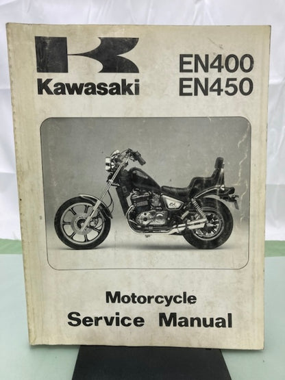 Kawasaki 99924-1056-04 EN400 EN450 Service Manual 1989 Genuine