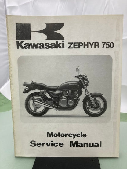 Kawasaki 99924-1138-01 Zephyr 750 Service Manual 1990 Genuine