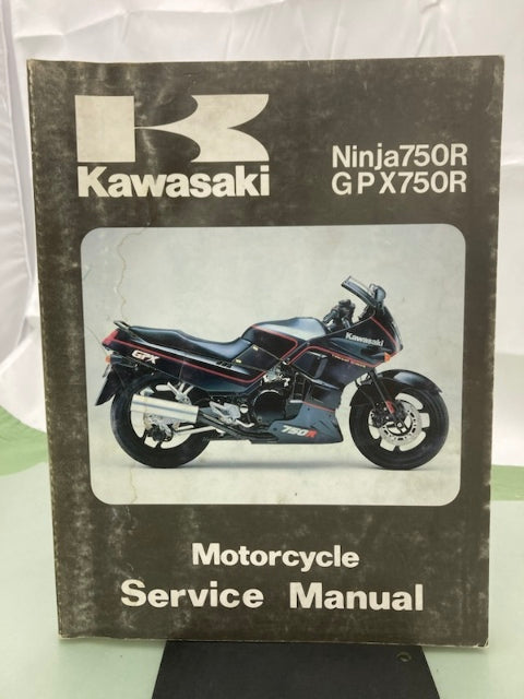 Kawasaki 99924-1079-03 Ninja750R GPX750R Service Manual 1990 Genuine