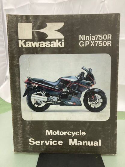Kawasaki 99924-1079-03 Ninja750R GPX750R Service Manual 1990 Genuine