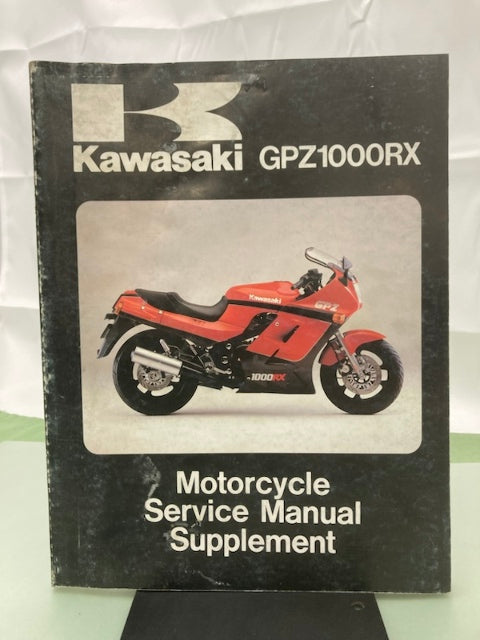 Kawasaki 99924-1062-52 GPZ1000RX Service Manual Supplement 1988 Genuine