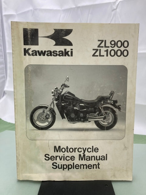 Kawasaki 99924-1077-52 ZL900 ZL1000 Service Manual Supplement 1990 Genuine