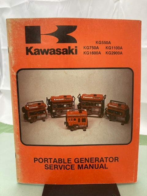 Kawasaki 99963-0046-01 KG550A 750A 1100A 1600A 2900A Service Manual 1981 Genuine