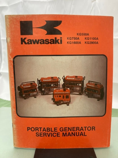 Kawasaki 99963-0046-01 KG550A 750A 1100A 1600A 2900A Service Manual 1981 Genuine