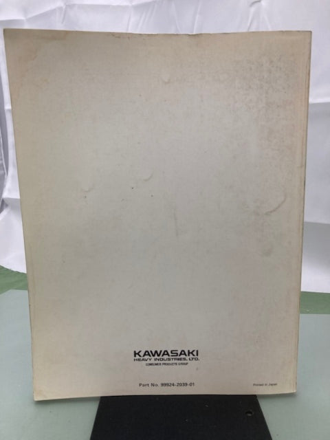 Kawasaki 99924-2039-01 GE2200 2900 Portable Generator Service Manual '93 Genuine