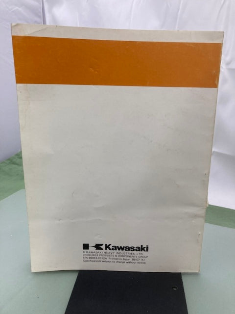 Kawasaki 99924-2012A GA1000A GA1400A Portable Generator Workshop Manual Genuine